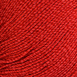 Bamboo Pop 136 True Red. Cotton and Bamboo. From Universal Yarns.